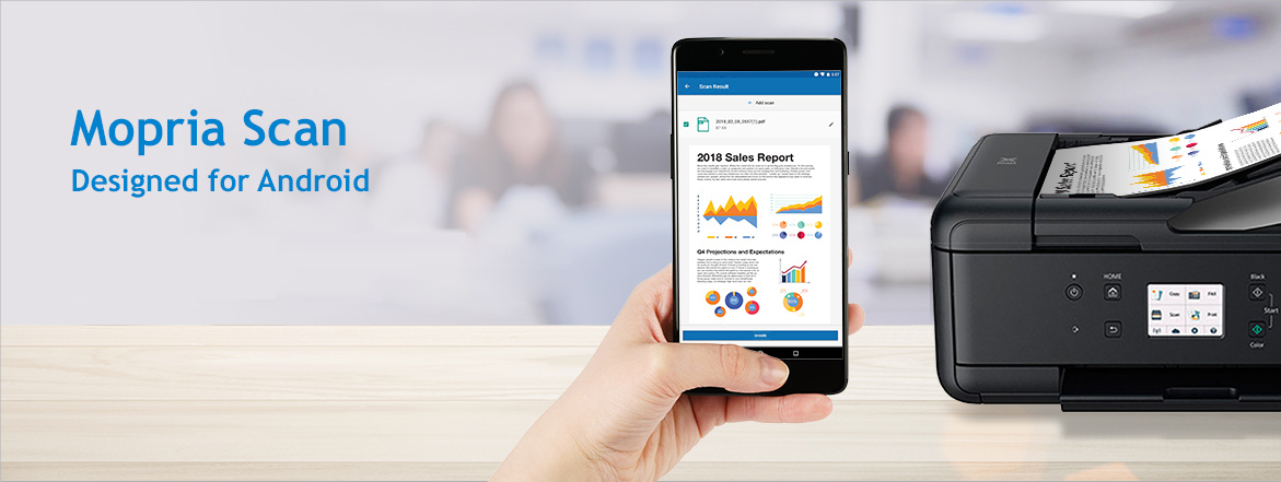 Mopria Scanは、スキャナーや複合機（MFP）から直接Androidデバイスへ、手軽にスキャンできます。